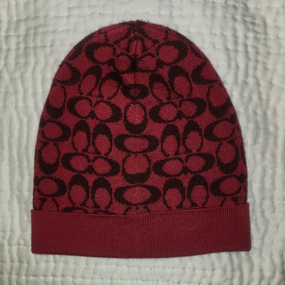 NWOT Coach Beanie Hat - Picture 4 of 4